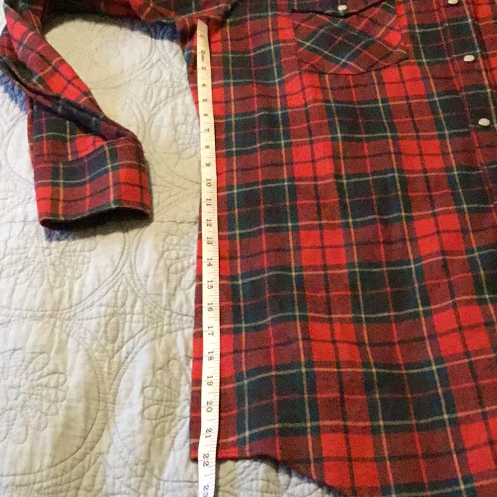 Vintage Amana men’s flannel shirt, new w/o tags, size 16/16 1/2 Tall - Picture 7 of 9